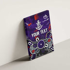 Personalized Fremantle Dockers Canvas Wall Art Aboriginal Dot Painting Graffiti Style