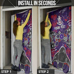 Personalized Fremantle Dockers Door Cover Aboriginal Dot Painting Graffiti Style