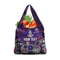 Personalized Fremantle Dockers Grocery Bag Aboriginal Dot Painting Graffiti Style