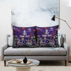 Personalized Fremantle Dockers Pillow Cover Aboriginal Dot Painting Graffiti Style