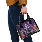 Personalized Fremantle Dockers Shoulder Handbag Aboriginal Dot Painting Graffiti Style