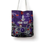 Personalized Fremantle Dockers Tote Bag Aboriginal Dot Painting Graffiti Style