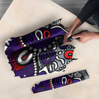 Personalized Fremantle Dockers Umbrella Aboriginal Dot Painting Graffiti Style