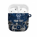 Personalized Geelong Cats AirPods Case Aboriginal Dot Painting Graffiti Style
