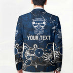 Personalized Geelong Cats Blazer Aboriginal Dot Painting Graffiti Style