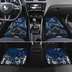 Personalized Geelong Cats Car Mats Aboriginal Dot Painting Graffiti Style