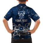 Personalized Geelong Cats Hawaiian Shirt Aboriginal Dot Painting Graffiti Style