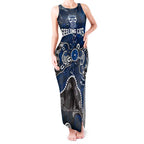 Personalized Geelong Cats Tank Maxi Dress Aboriginal Dot Painting Graffiti Style