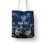 Personalized Geelong Cats Tote Bag Aboriginal Dot Painting Graffiti Style