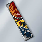 Personalized Gold Coast Suns Auto Sun Shade Aboriginal Dot Painting Graffiti Style