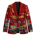 Personalized Gold Coast Suns Blazer Aboriginal Dot Painting Graffiti Style