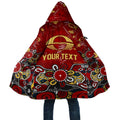 Personalized Gold Coast Suns Cloak Aboriginal Dot Painting Graffiti Style