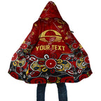 Personalized Gold Coast Suns Cloak Aboriginal Dot Painting Graffiti Style