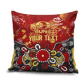 Personalized Gold Coast Suns Pillow Cover Aboriginal Dot Painting Graffiti Style