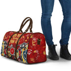 Personalized Gold Coast Suns Travel Bag Aboriginal Dot Painting Graffiti Style