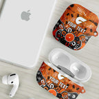 Personalized Greater Western Sydney Giants AirPods Case Aboriginal Dot Painting Graffiti Style