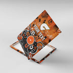 Personalized Greater Western Sydney Giants Canvas Wall Art Aboriginal Dot Painting Graffiti Style