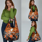 Personalized Greater Western Sydney Giants Grocery Bag Aboriginal Dot Painting Graffiti Style