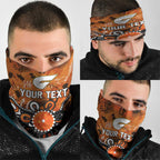 Personalized Greater Western Sydney Giants Neck Gaiter Aboriginal Dot Painting Graffiti Style