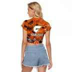 Personalized Greater Western Sydney Giants Raglan Cropped T Shirt Aboriginal Dot Painting Graffiti Style