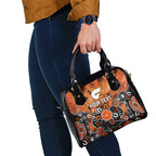 Personalized Greater Western Sydney Giants Shoulder Handbag Aboriginal Dot Painting Graffiti Style
