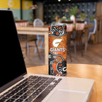 Personalized Greater Western Sydney Giants Skinny Tumbler Aboriginal Dot Painting Graffiti Style