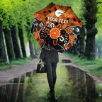 Personalized Greater Western Sydney Giants Umbrella Aboriginal Dot Painting Graffiti Style