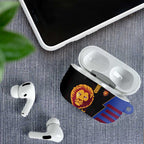 Brisbane Lions AirPods Case Modern Geometric Sports Graphic Style