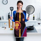 Brisbane Lions Apron Modern Geometric Sports Graphic Style