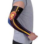 Personalized Brisbane Lions Arm Sleeves Modern Geometric Sports Graphic Style