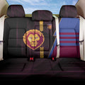 Brisbane Lions Back Car Seat Cover Modern Geometric Sports Graphic Style