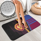 Brisbane Lions Bathroom Set Modern Geometric Sports Graphic Style