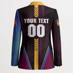 Personalized Brisbane Lions Blazer Modern Geometric Sports Graphic Style