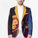 Personalized Brisbane Lions Blazer Modern Geometric Sports Graphic Style