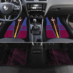 Personalized Brisbane Lions Car Mats Modern Geometric Sports Graphic Style