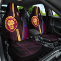 Brisbane Lions Car Seat Cover Modern Geometric Sports Graphic Style