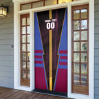 Personalized Brisbane Lions Door Cover Modern Geometric Sports Graphic Style