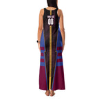 Personalized Brisbane Lions Family Matching Tank Maxi Dress and Hawaiian Shirt Modern Geometric Sports Graphic Style