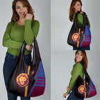 Brisbane Lions Grocery Bag Modern Geometric Sports Graphic Style