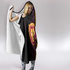 Brisbane Lions Hooded Blanket Modern Geometric Sports Graphic Style