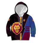 Personalized Brisbane Lions Kid Hoodie Modern Geometric Sports Graphic Style