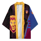 Personalized Brisbane Lions Kimono Modern Geometric Sports Graphic Style