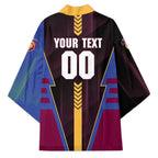 Personalized Brisbane Lions Kimono Modern Geometric Sports Graphic Style