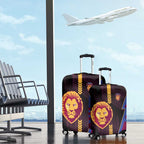 Brisbane Lions Luggage Cover Modern Geometric Sports Graphic Style