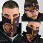 Brisbane Lions Neck Gaiter Modern Geometric Sports Graphic Style
