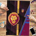 Brisbane Lions Puzzle Modern Geometric Sports Graphic Style