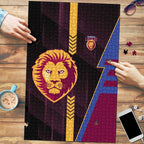 Brisbane Lions Puzzle Modern Geometric Sports Graphic Style