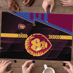 Brisbane Lions Puzzle Modern Geometric Sports Graphic Style