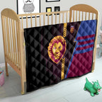 Brisbane Lions Quilt Modern Geometric Sports Graphic Style