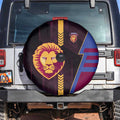 Brisbane Lions Spare Tire Cover Modern Geometric Sports Graphic Style